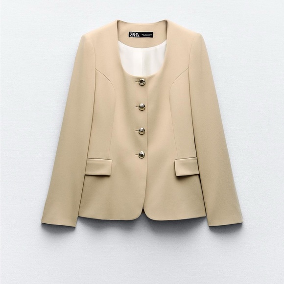 Zara NWT Beige Women's Suit Set - Picture 7 of 11